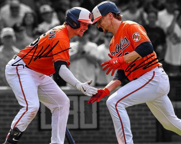 Autographed Sports Memorabilia Photo - Adley Rutschman & Gunnar Henderson Wall Art