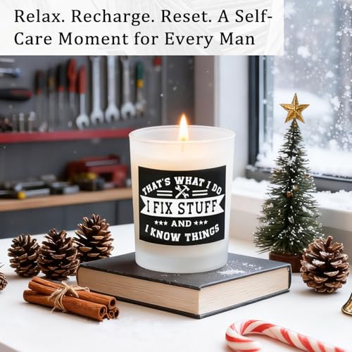 Giftota Black Handyman Gift Set for Men - Funny Fix-It Themed Gift for Dad, Husband, Boyfriend, Coworker