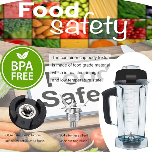 64oz Blender Pitcher Replacement Container for Classic Series Blenders