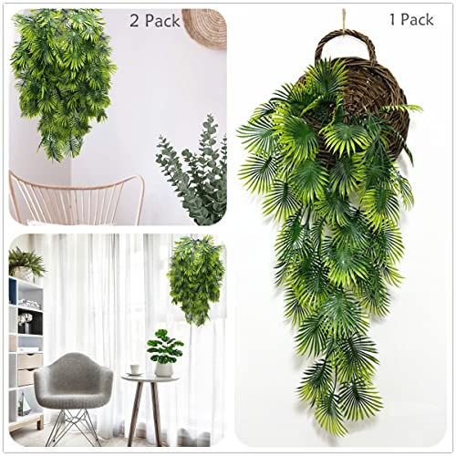 PASYOU Artificial Hanging Vines Plants - Tropical Greenery Vine, 4 Pack