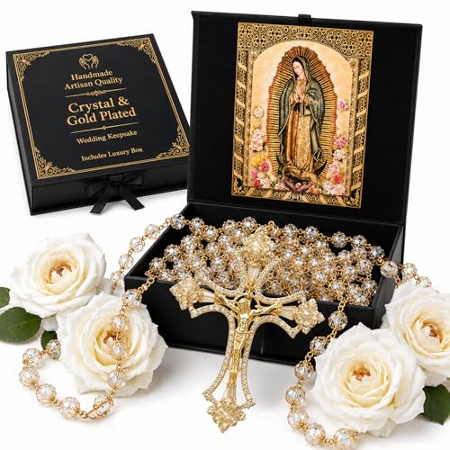 14K Gold Plated Catholic Wedding Lasso with Gift Box - Lazo Para Boda