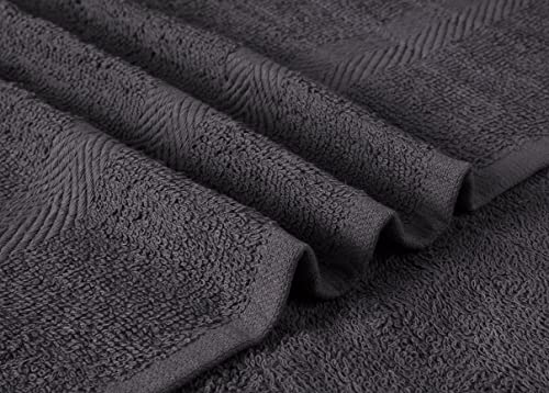 100% Cotton Bath Towel Set 6-Pack Quick Dry Super Absorbent 27x54