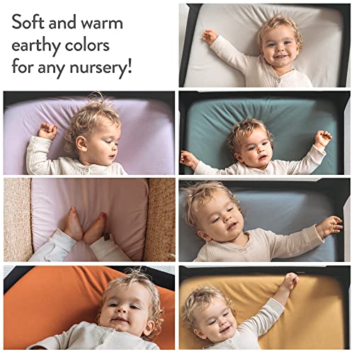 Joey + Joan 100% Jersey Cotton Fitted Bassinet Sheets 20x30 - 2 Pack