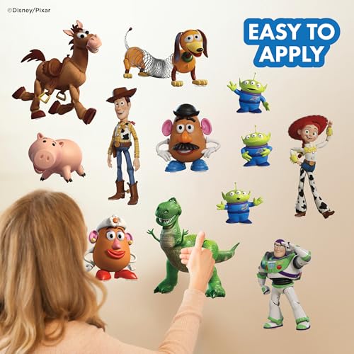 Peel and Stick Wall Decals - 12 Pack Removable Vinyl Stickers for Kids Room