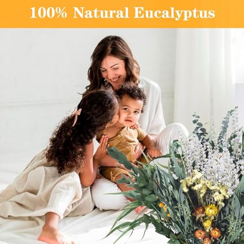 125-Piece Dried Eucalyptus and Lavender Bundle for Aromatherapy Decor