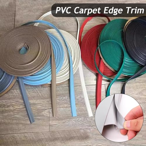 Black Self-Adhesive Carpet Transition Strip Edge Trim - 14cm (46ft)