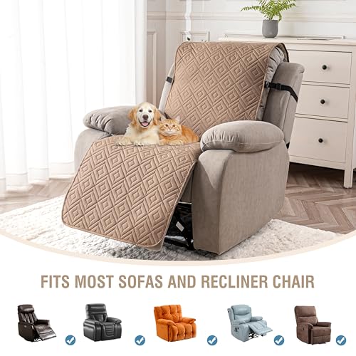 Waterproof Recliner Chair Cover - Non-Slip, Washable, 23.6"