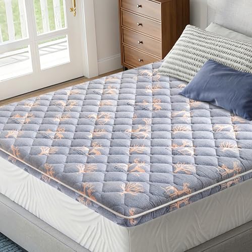 9-Layer Queen Mattress Topper - Foam Back Pain Relief & Comfort