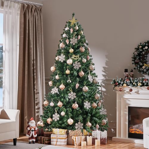 7.5ft Unlit Artificial Christmas Spruce Tree with 1346 Hinged Tips