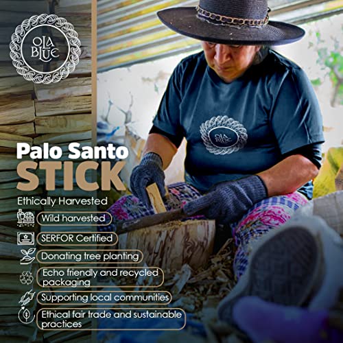 Palo Santo Smudging Sticks, 24 Pack - Ethically Harvested Sacred Wood