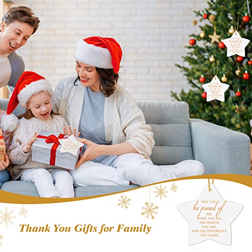 Inbagi 108 Pcs Be Proud of the Work You Do Christmas Ornaments - Coworkers Gift Set