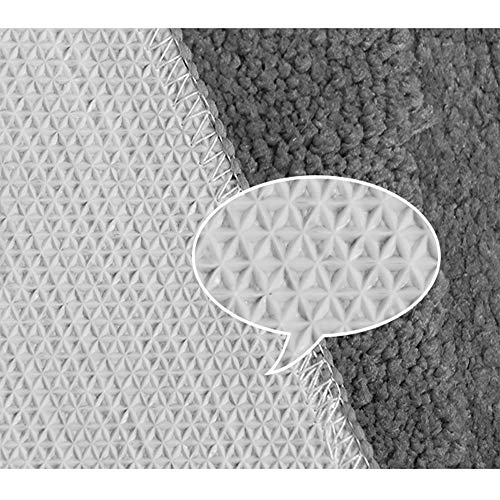 3-Piece Soft Bathroom Rug Set - Non-Slip Absorbent Bath Mat and Toilet Cover