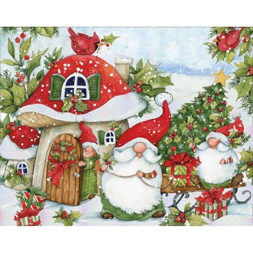 Lang Gnome Christmas Cards Set of 18 – Festive Holiday Greeting Cards