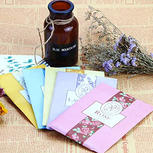 15-Pack Hanging Closet Sachets, Long-Lasting Scented Air Freshener Bags