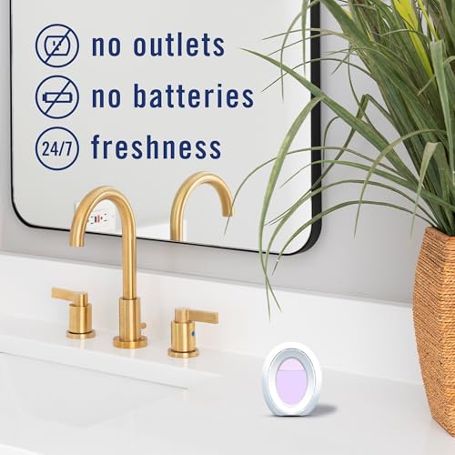 Small Space Air Freshener & Odor Eliminator, Lilac & Peach Scents - 4 Pack