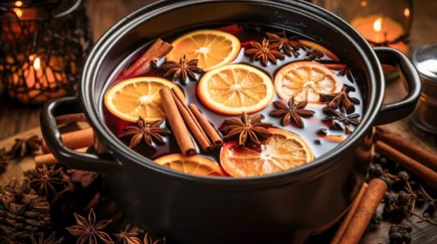 Dried Orange Slices, Star Anise & Cinnamon Sticks Potpourri Simmer Set
