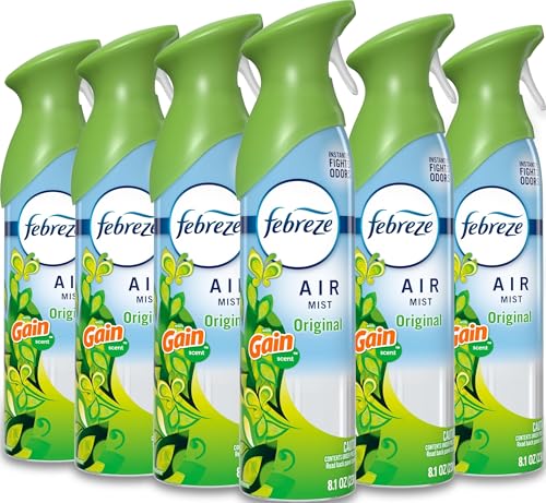 Air Freshener Room Spray - Odor Fighting Deodorizer Mist, 8.1 oz (6 Pack)