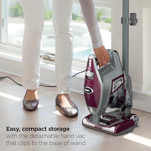 Shark Rocket Pet Plus Corded Stick Vacuum HV322 Bordeaux Silver
