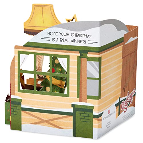 American Greetings A Christmas Story Pop-Up Christmas Card – Fragile Lamp Moment