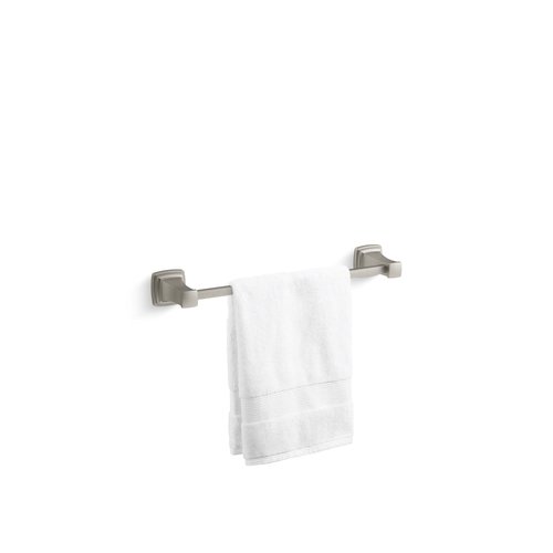 Kohler 27409-BN Riff® 18" Towel bar, Vibrant Brushed Nickel