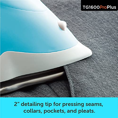 Oliso ProPlus Auto-Lift Steam Iron Turquoise 1800W for Sewing & Quilting