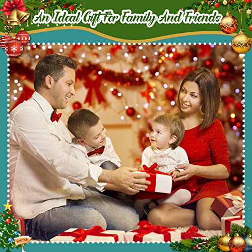 Zubebe 6 Pairs Christmas Stockings 18-Inch Knitted Holiday Stockings in Red & Green Set
