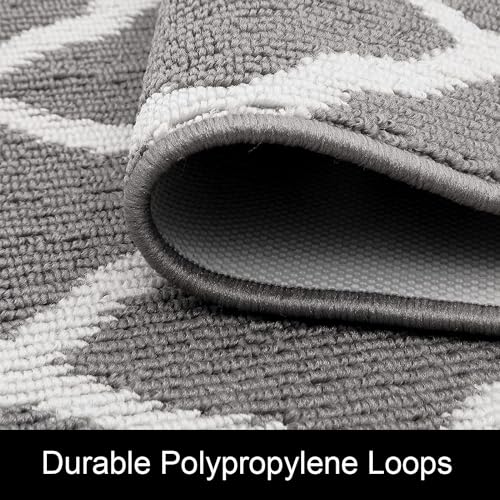 Washable 20" x 59" Non-Slip Runner Rug, Indoor Dirt Trapping Floor Mat