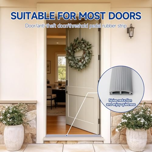 Vinyl Door Threshold Replacement Seal - 36 Inch Draft Stopper (2 Pack)