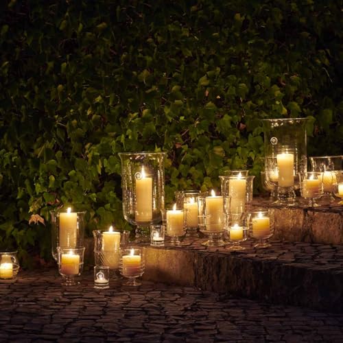 Juliska Puro 7-inch Handmade Glass Hurricane Candle Holder
