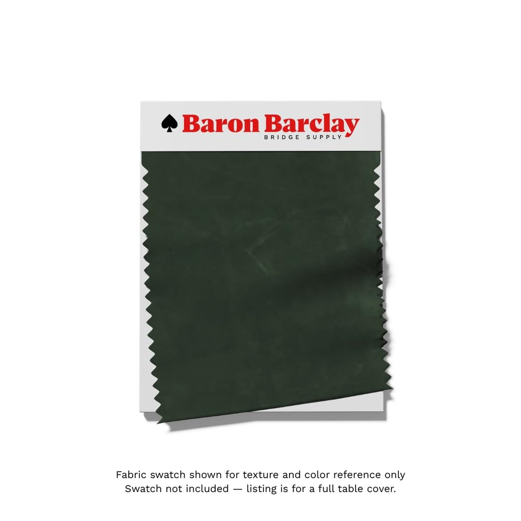 Baron Barclay Deluxe Suede Square Table Cover - 44" - Hunter Green