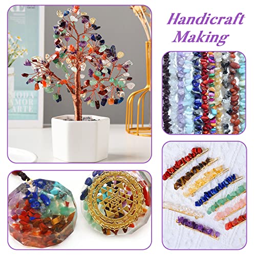 Natural Polished Tumbled Crystal Chips and Gem Stones for Healing and Crafts