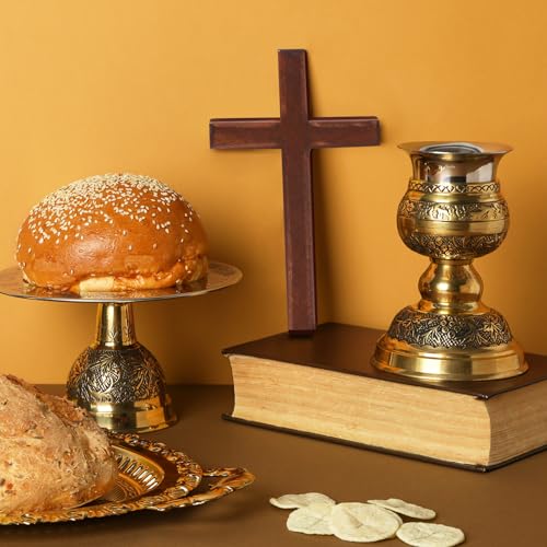 4.7-Inch Handheld Wooden Prayer Cross for Wall, Desk, or Comfort Holding