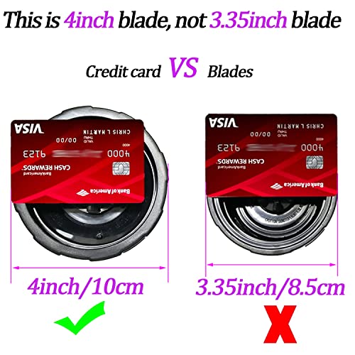 7-Fin Male Replacement Blender Blade, 4-Inch Diameter, BPA-Free