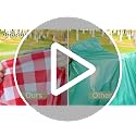 4-Pack Red & White Checkered Disposable Tablecloths, 54 x 108 Inch