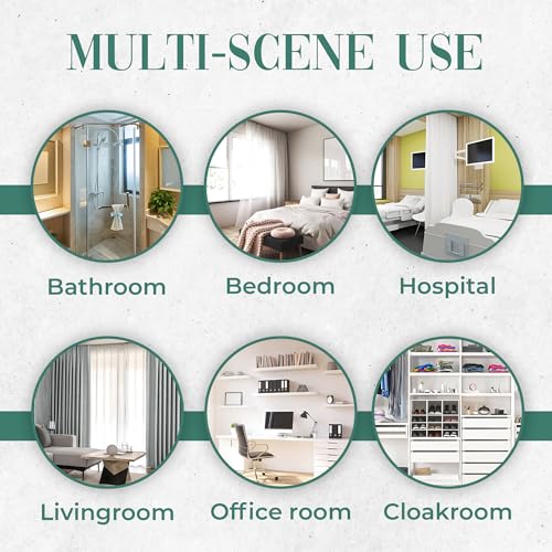 9.8FT Self-Adhesive Curtain Track System with 30 Pinch Pleat Hooks
