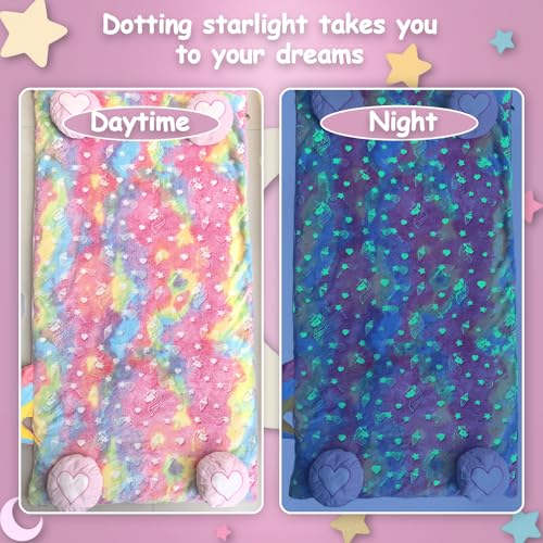 Kids Unicorn Sleeping Bag and Nap Mat - 70x30 Inch Portable Slumber Bag