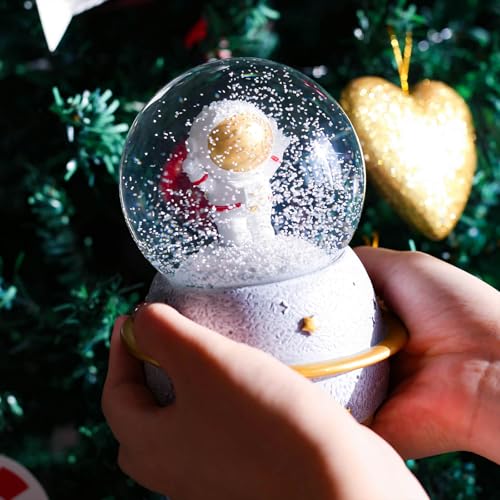 Musical Snow Globe with LED Lights, Ballet Girl & Swan Glass Water Ball