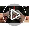 Football Ornament for Christmas Tree - Football Lover Shaker Decor, 2025 Variation