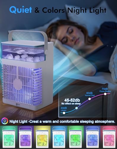 Portable Air Conditioner Personal Mini Evaporative Air Cooler with Remote