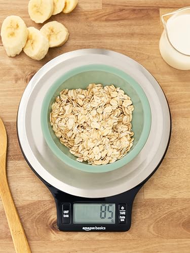 Digital Kitchen Food Scale with Stainless Steel Platform & LCD Display, 11lb