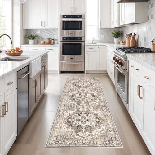 Washable 2x6 Hallway Runner Rug, Non-Slip Soft Kitchen Carpet