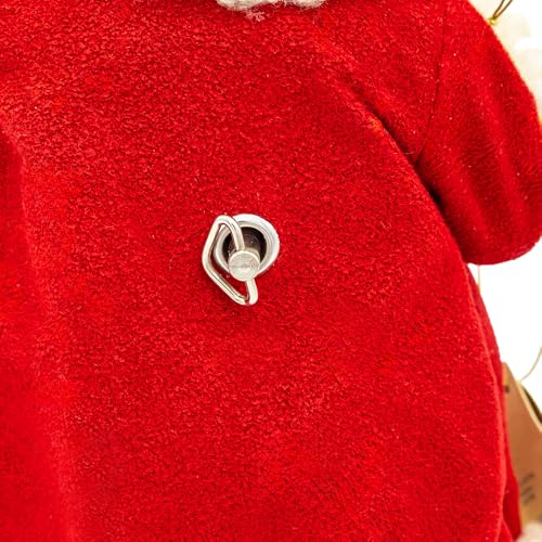 11-Inch Patriotic Musical Santa Figurine - 250th Anniversary Tabletop Decor