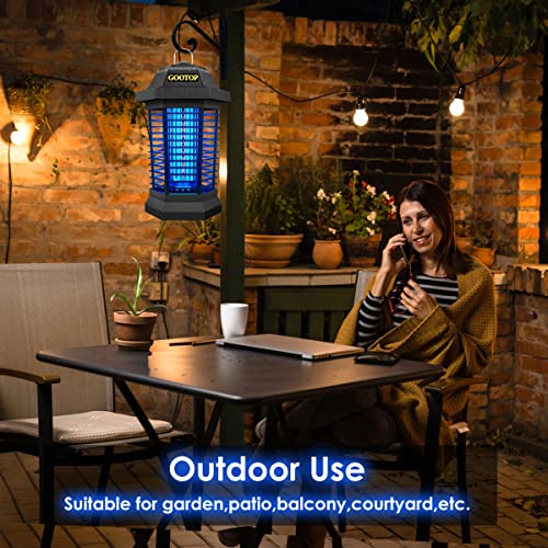 GOOTOP Outdoor Bug Zapper 4200V Electric Fly Killer & Mosquito Trap