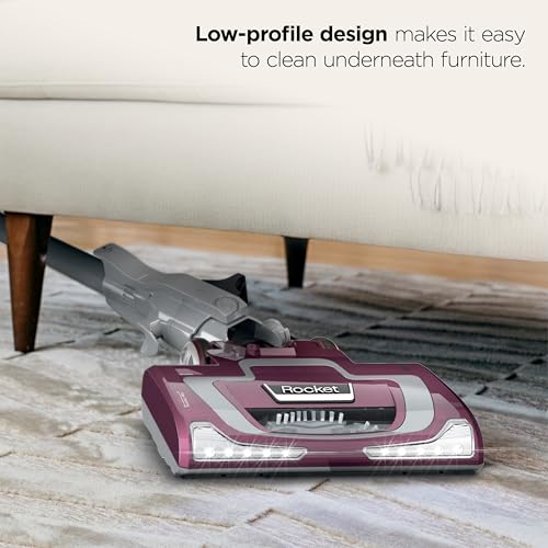 Shark Rocket Pet Plus Corded Stick Vacuum HV322 Bordeaux Silver