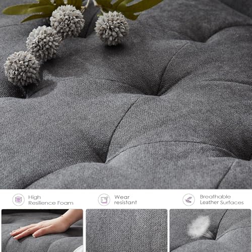 62-Inch 2-Piece Compact Sofa and Loveseat Set with USB Charging Ports