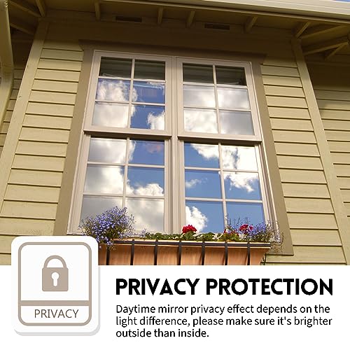 KESPEN One Way Window Privacy Film - Static Cling Heat Control Tint Black