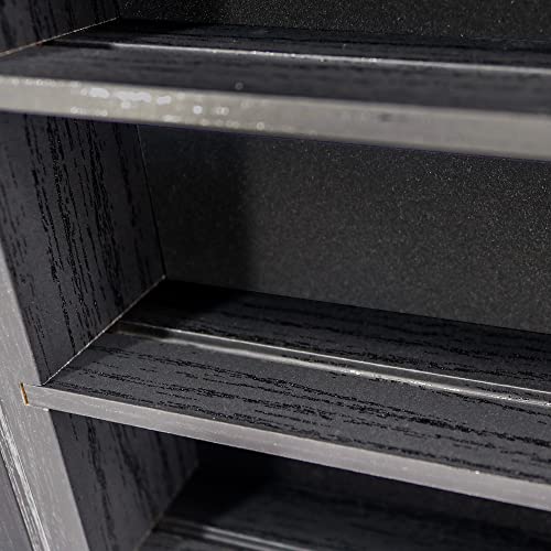 12x16 Shadow Box Display Case with 5 Adjustable Shelves and Hinged Door