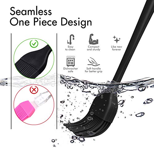 Silicone Basting & Pastry Brush Set - Heat-Resistant 2-Pack for BBQ & Baking