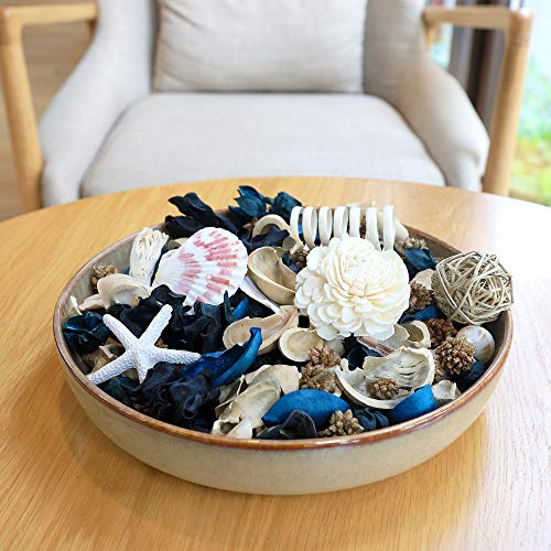 Ocean Scented Seashell Potpourri with Fragrance Oil - Coastal Vase Filler