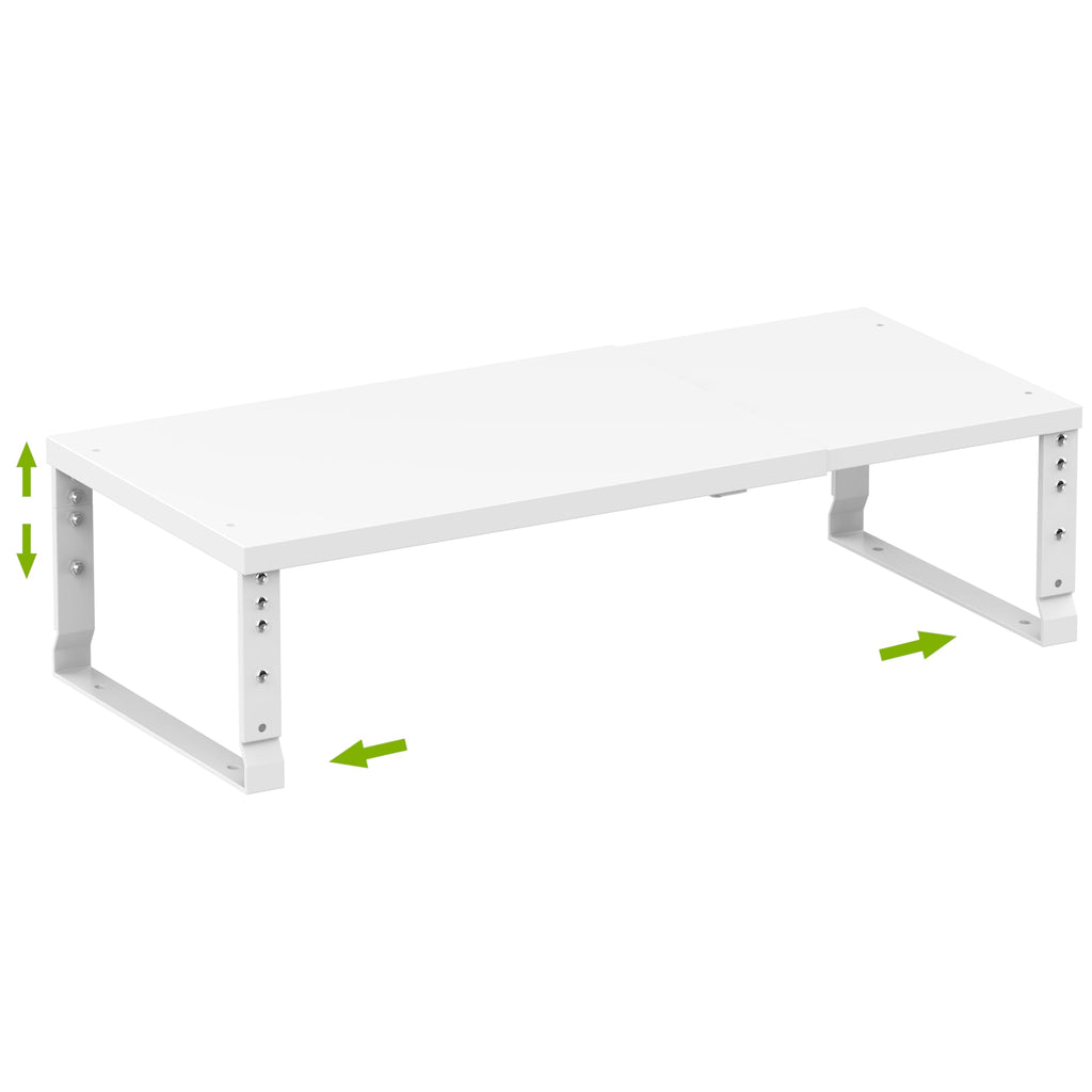 Jojocross Expandable,Stackable Spice Rack,Seasoning Organizer and Storage,Spices Jar Racks for Cabinet,Countertop, Metal Pantry, Cupboard,Laundry Storages,Heavy Duty(1 PACK/MEDIUM/WHITE)